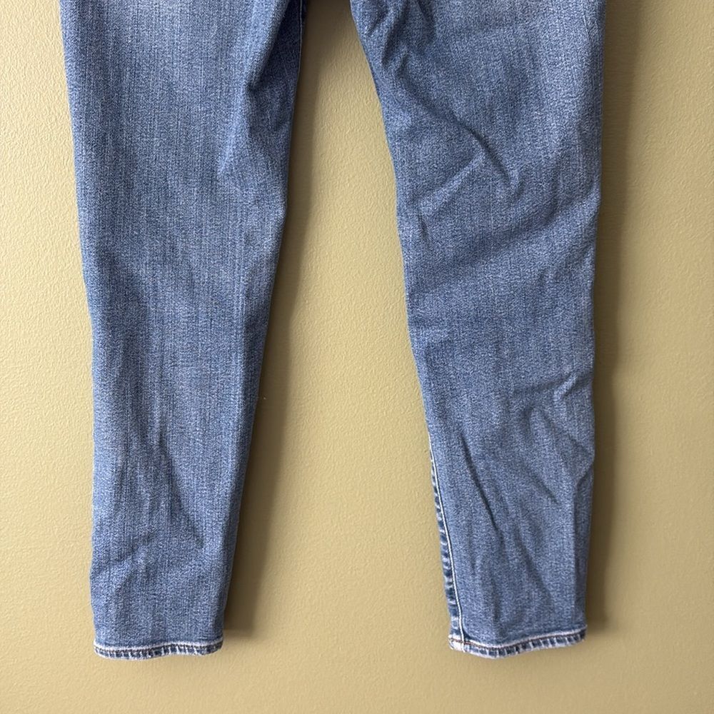 Madewell 9” Mid-Rise Skinny Crop Button Fly Jeans Sz 28 - Picture 8 of 11